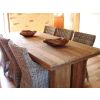2.4m Reclaimed Teak Dining Table with 6 Donna Dining Chairs - 4
